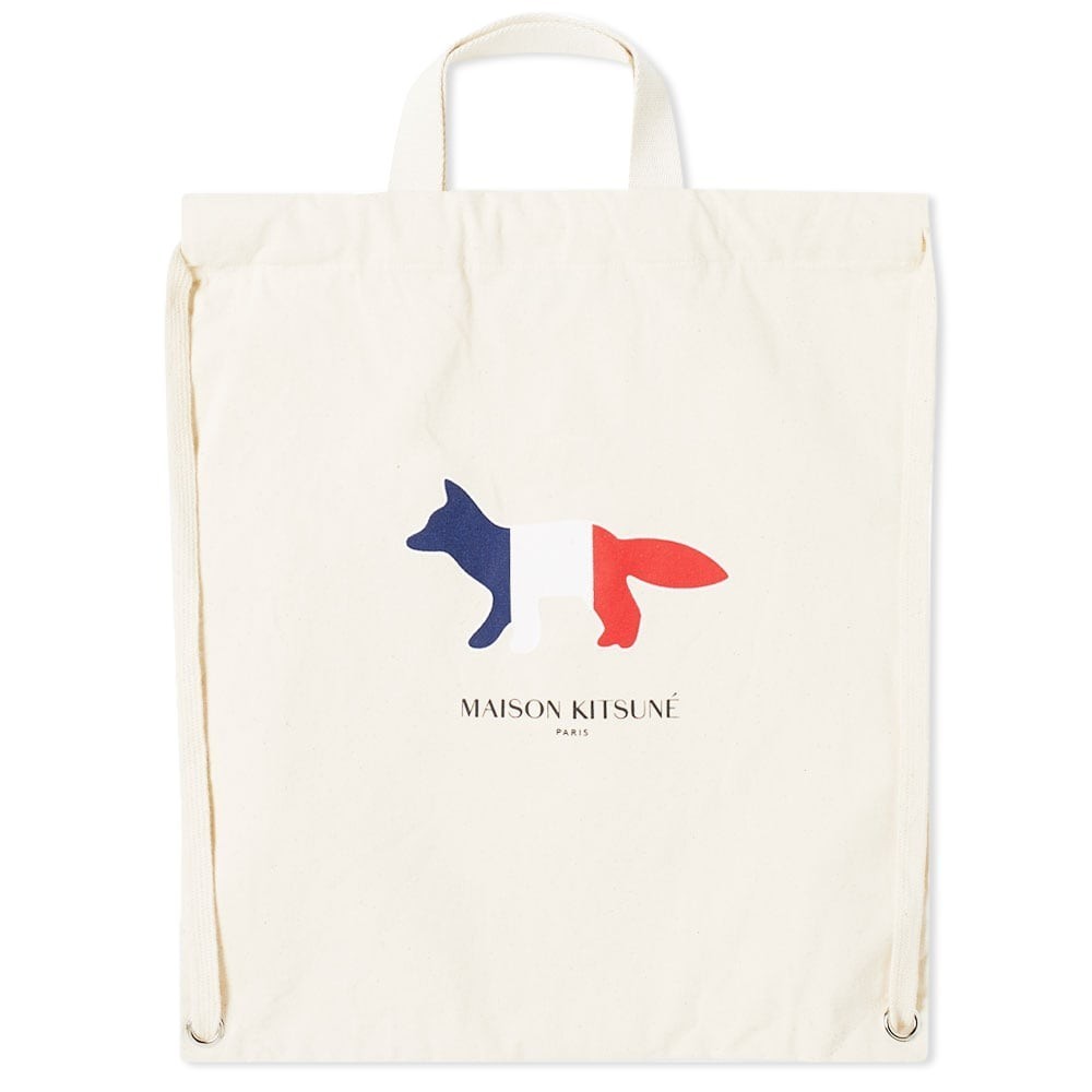 Maison Kitsuné - Tricolor Fox Tote Bag | HBX - Globally