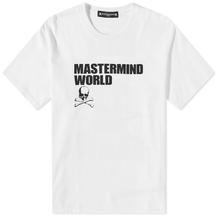 Photo: MASTERMIND WORLD Men's Peace T-Shirt in White