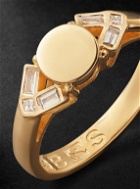 Pearls Before Swine - Taan Gold Diamond Ring - Gold