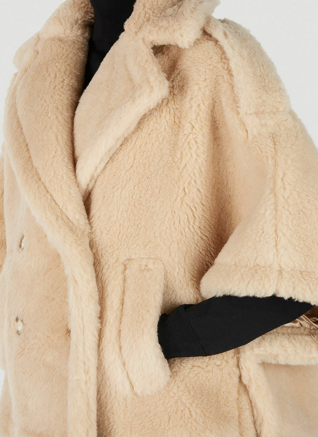 Max Mara - Adesso Cape Jacket in Beige Max Mara