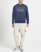 Aries Mens Sweatshirt in Navy