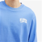 Billionaire Boys Club Men's Small Arch Logo Long Sleeve T-Shirt in Violet