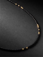 Jacquie Aiche - Gold, Onyx and Diamond Necklace
