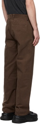 Stolen Girlfriends Club Brown Formal Apology Trousers