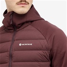Montane Men's Composite Hooded Jacket in Dark Garnet