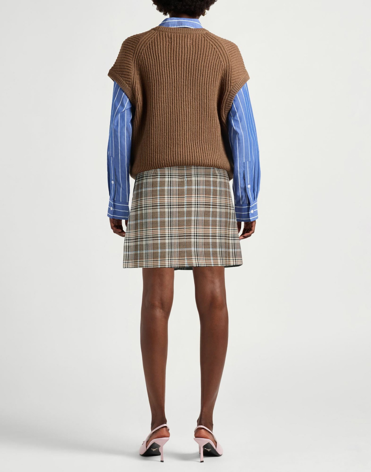 Gant Womens Mini skirt Dark in Brown