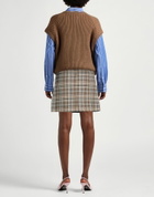 Gant Womens Mini skirt Dark in Brown