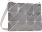 BAO BAO ISSEY MIYAKE Gray Lucent Metallic Messenger Bag