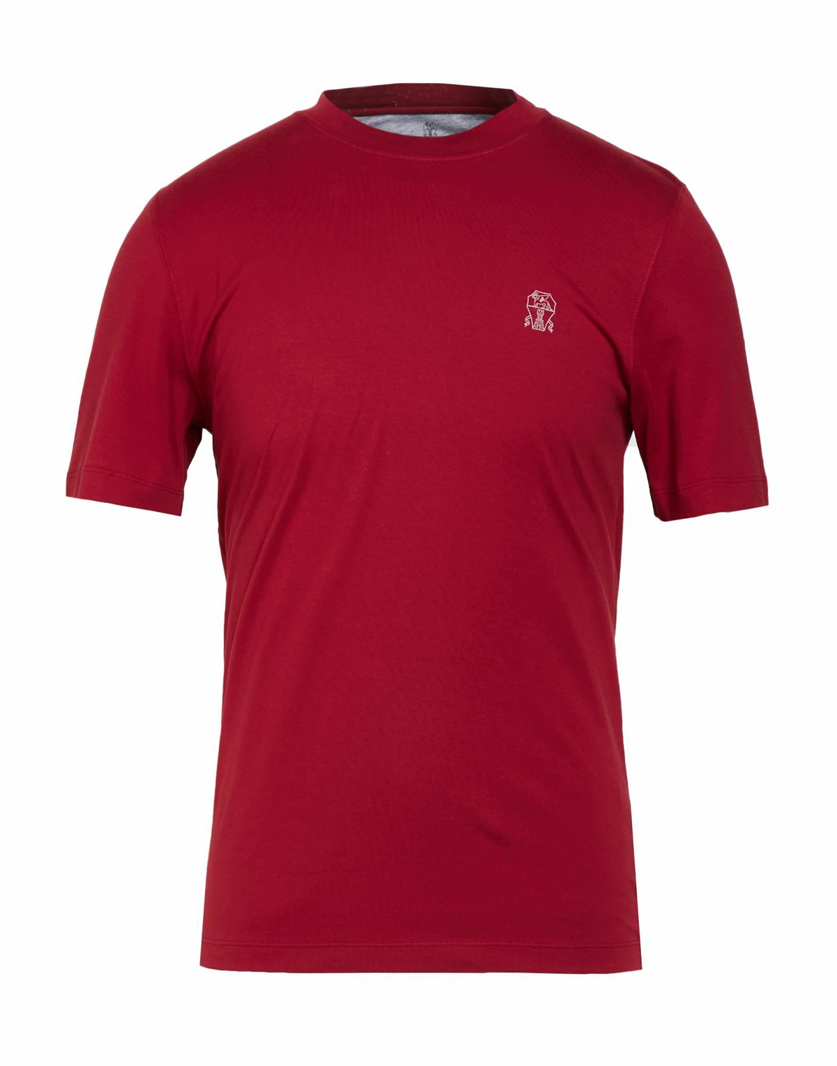 Brunello Cucinelli Mens T-shirt in Red