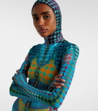 Jean Paul Gaultier Printed hooded jumpsuit