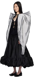 Paula Canovas Del Vas Black & Grey Puff Cardigan