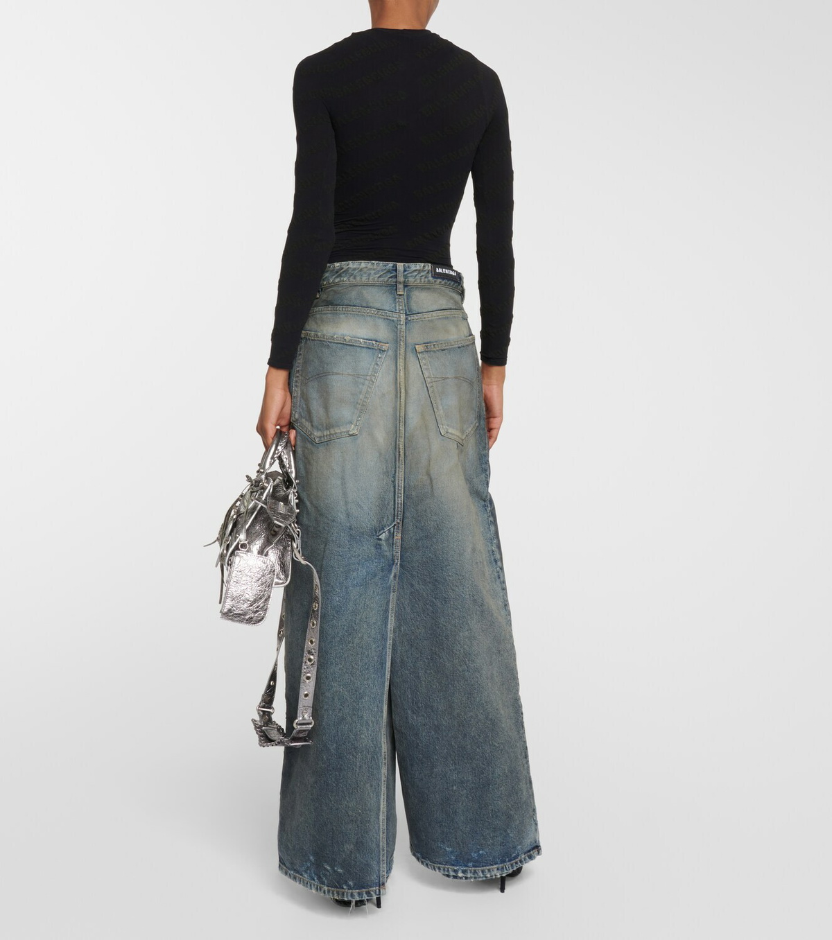 スカート BALENCIAGA Woman Skirt Denim 773784TDW15 4209 Balenciaga Outlet: Skirt woman - Denim | Balenciaga skirt