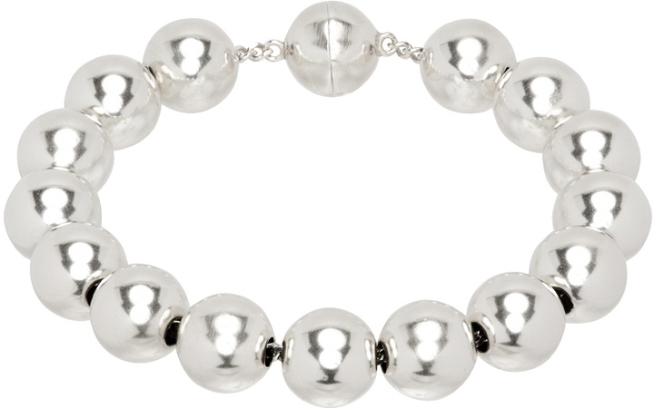 Photo: Jil Sander Silver Beaded Bracelet