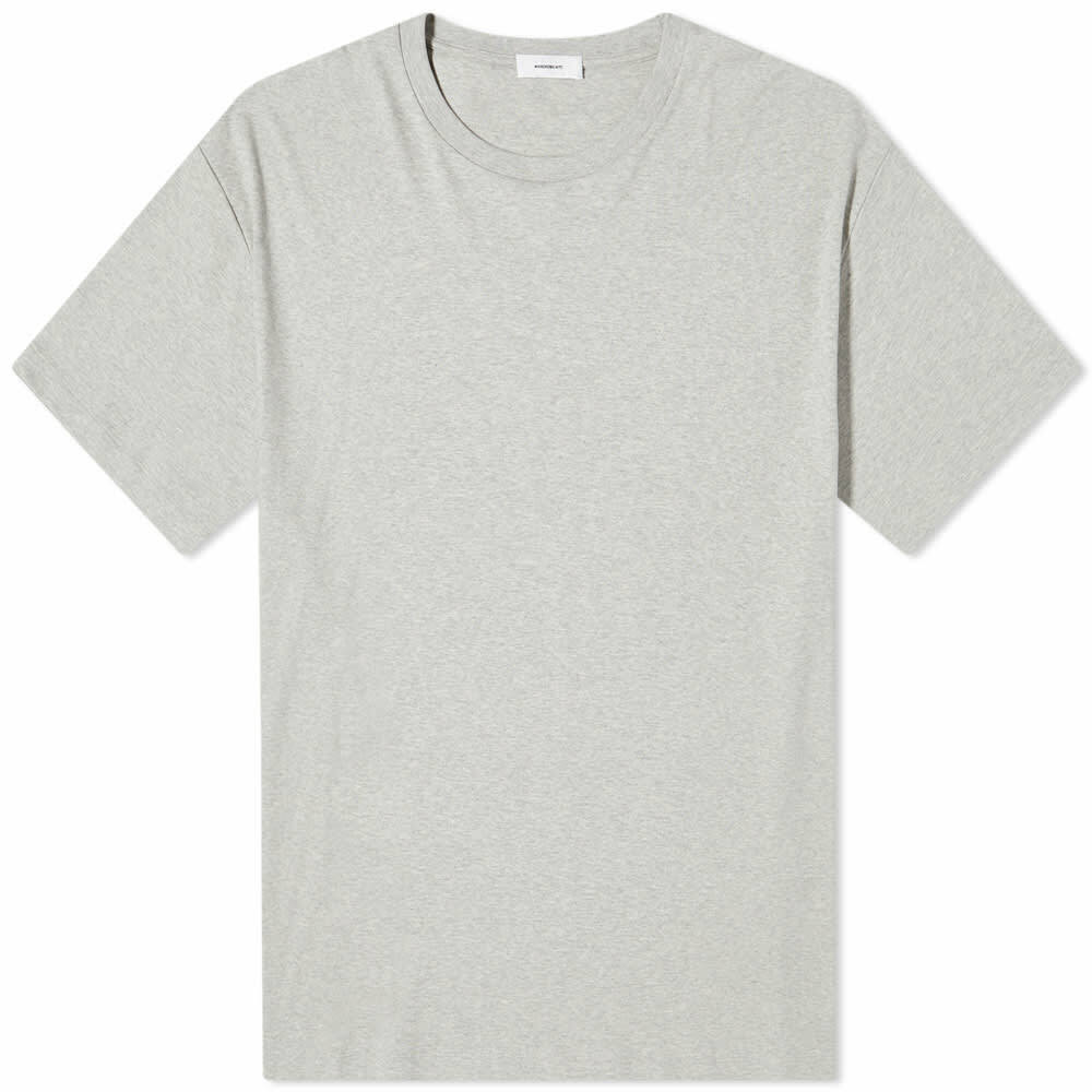 Wardrobe.nyc Women's X Hailey Bieber Oversize T-Shirt in Grey Marl WARDROBE. NYC