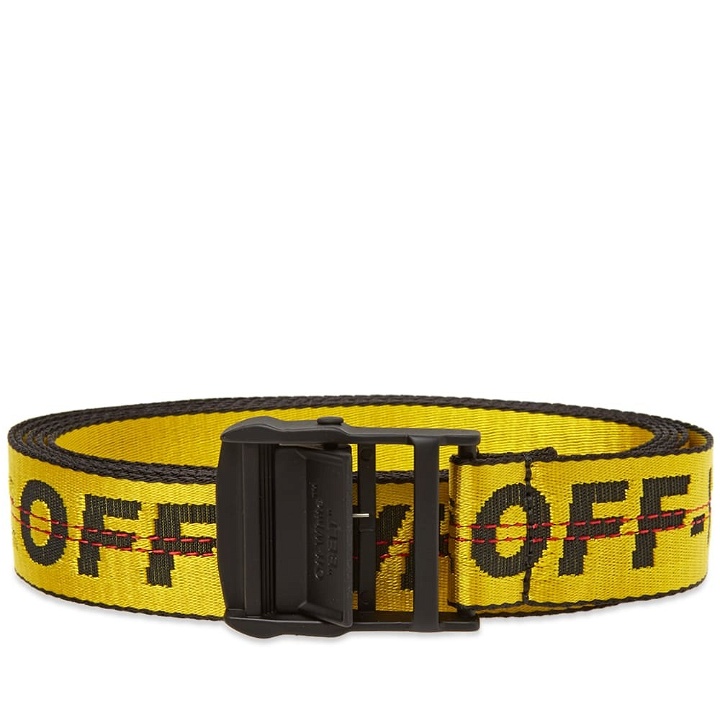 Photo: Off-White Industrial Belt Yellow