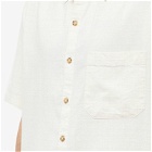 Adsum Men's Short Sleeve Breezer Shirt in Soft White Check