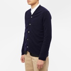 Comme des Garçons SHIRT Men's Nylon Layer Cardigan in Navy