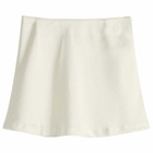 Kijun Women's Polka Dot Satin Mini Skirt in Ivory