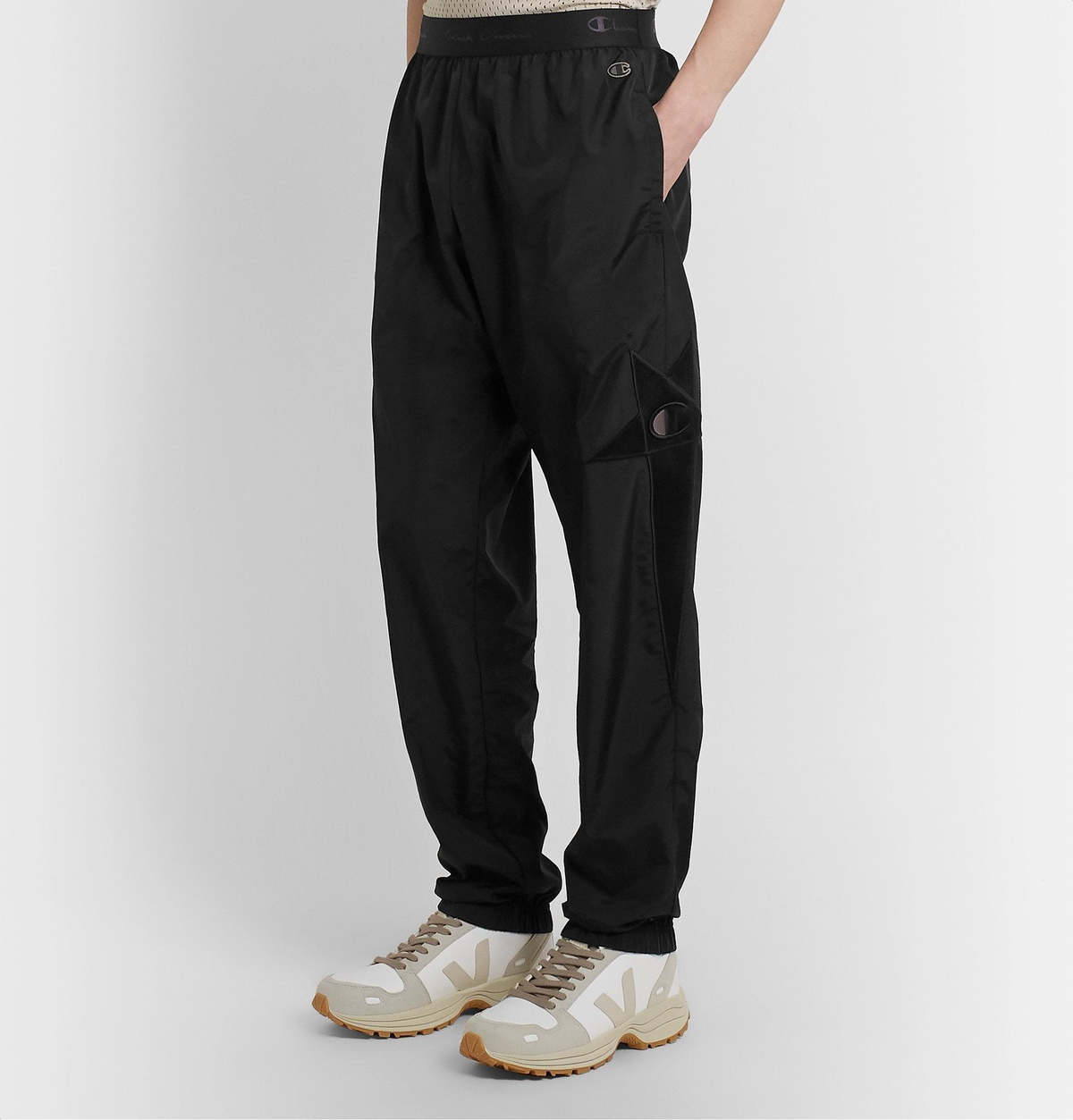 Rick owens best sale champion track pants