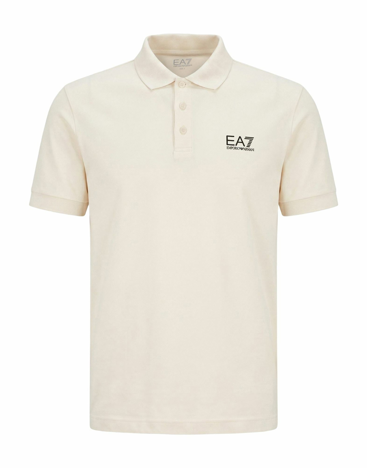 Ea7 Mens Polo shirt Cream