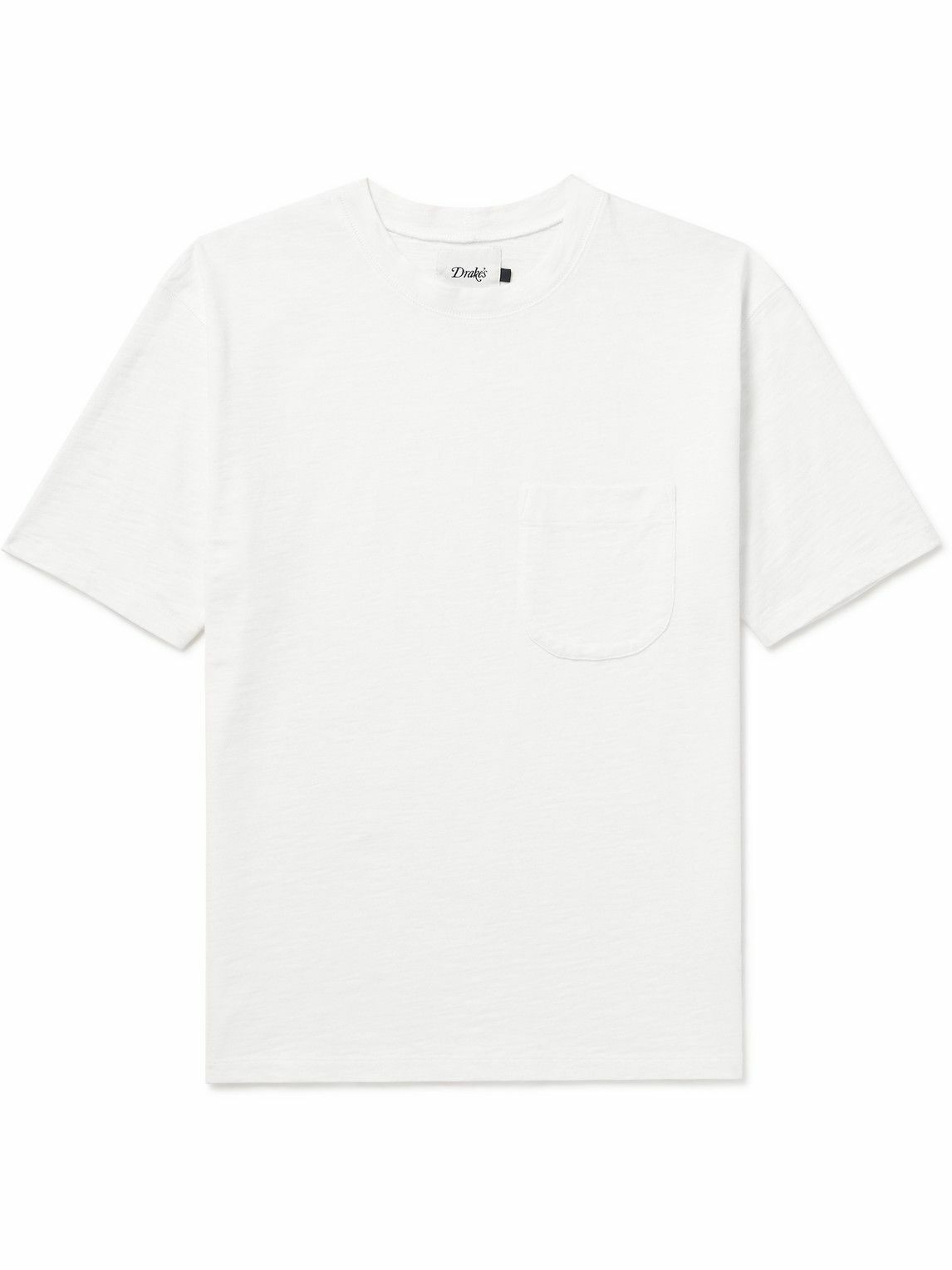 Drake's - Cotton-Jersey T-Shirt - White Drake's