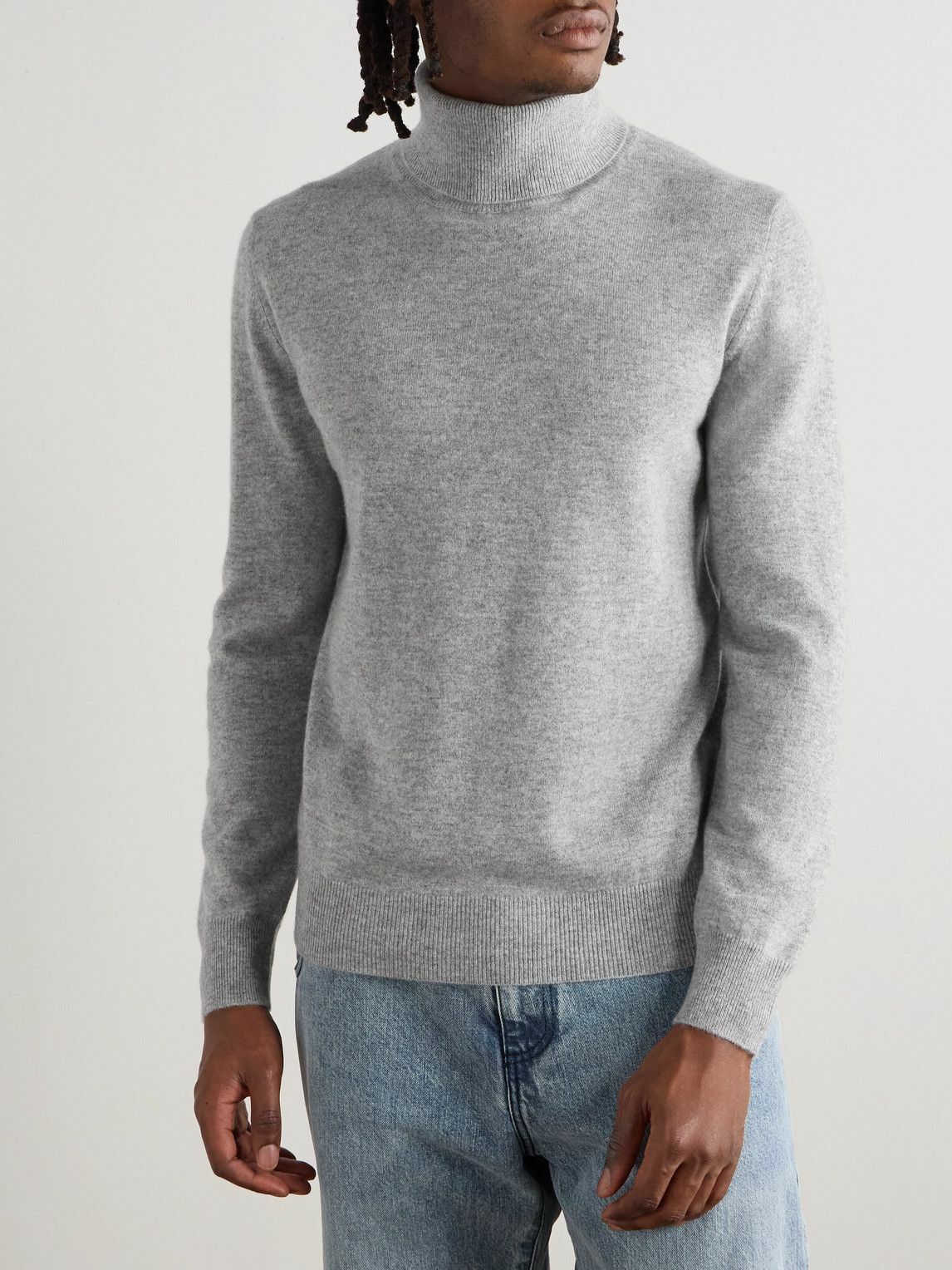 Altea - Cashmere Rollneck Sweater - Gray