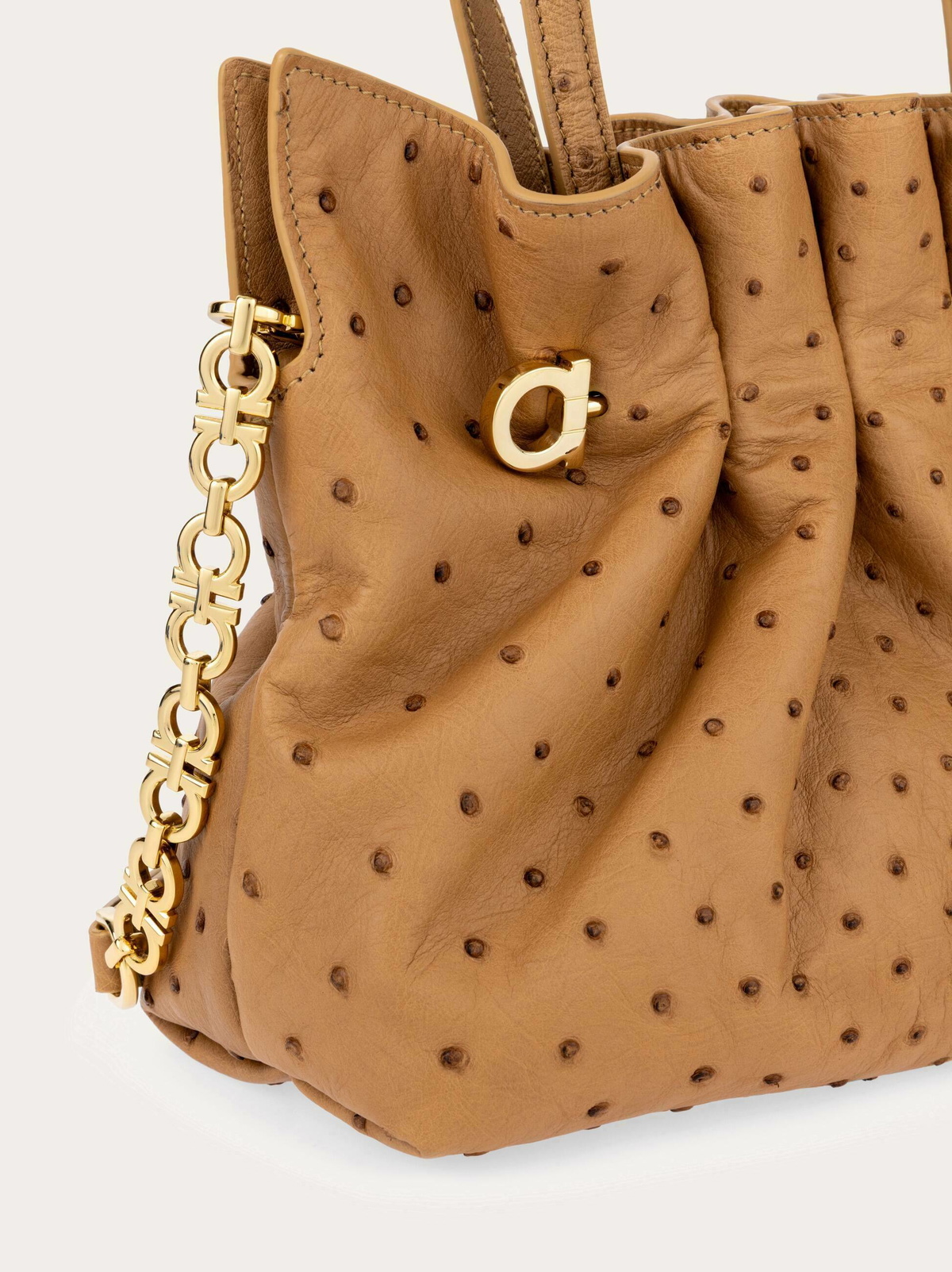 Ferragamo Womens Ferragamo Soft-bag (S) in Brown