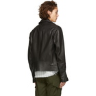 Belstaff Black Leather Fenway Jacket