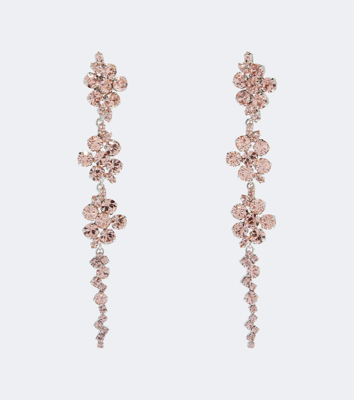 Simone Rocha Floral crystal-embellished drop earrings