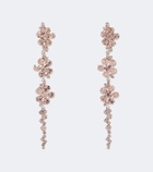 Simone Rocha Floral crystal-embellished drop earrings