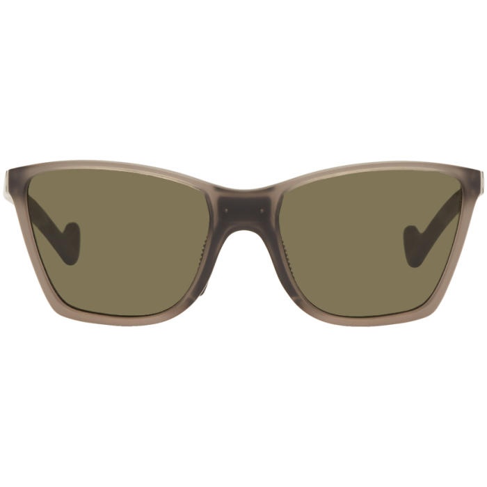 Photo: District Vision Grey and Green Keiichi Running Sunglasses
