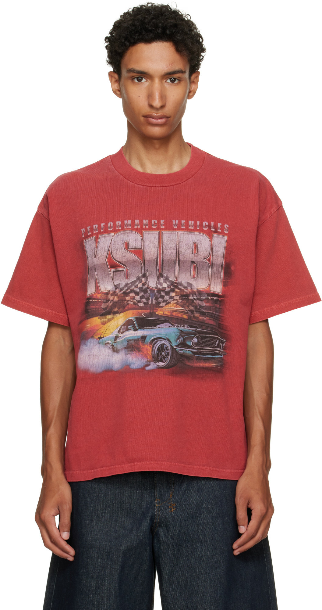 Ksubi Red Performance Ekcess S/S T-shirt