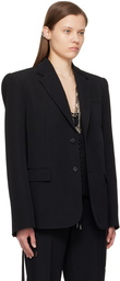 Jean Paul Gaultier Black Corseted Blazer