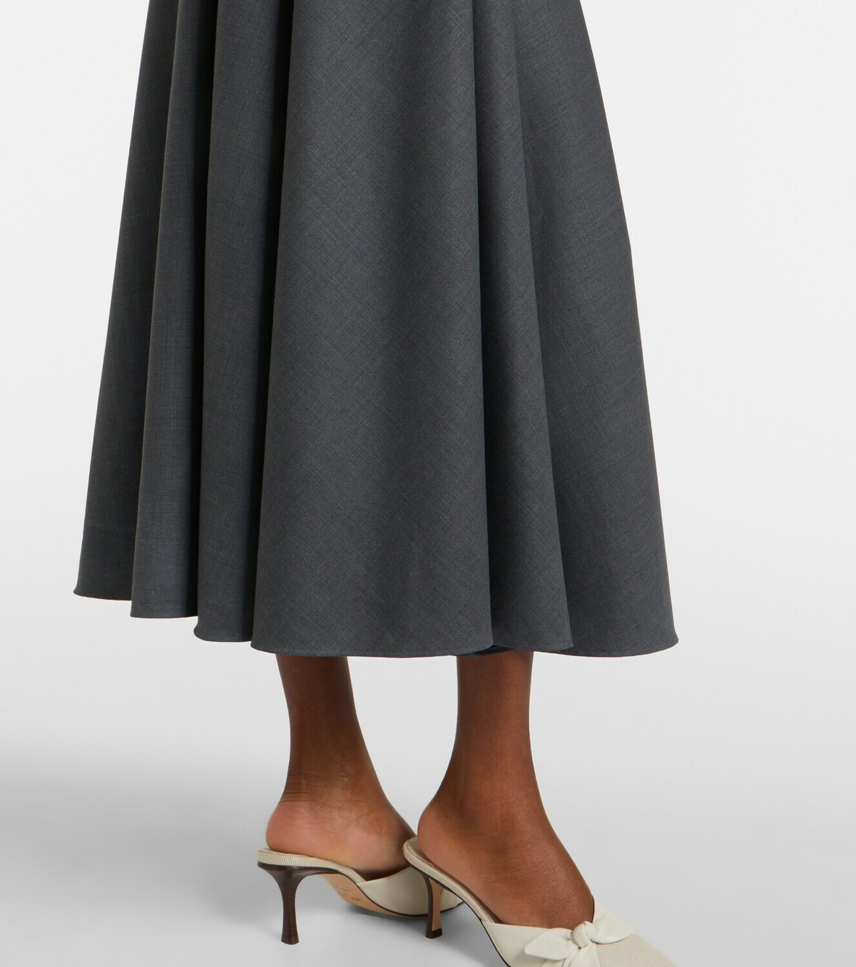 Self-Portrait Belted ribbed-knit midi dress