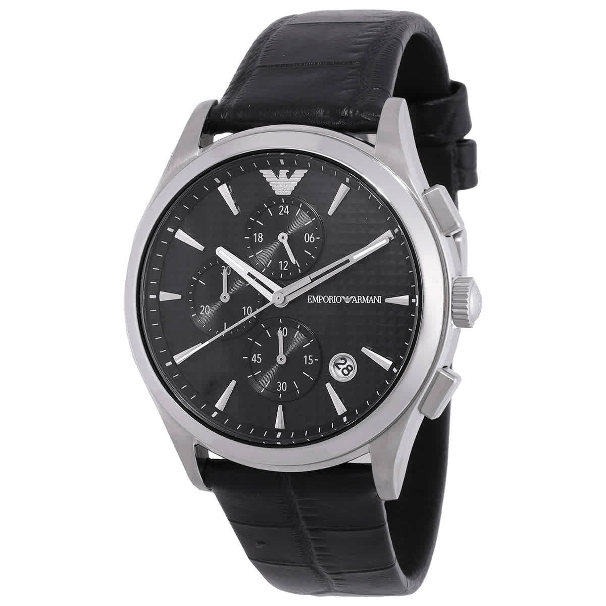 Emporio Armani Chronograph Quartz Black Dial Mens Watch AR11530