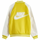 Nike x Nigo Varsity Jacket in Yellow/White