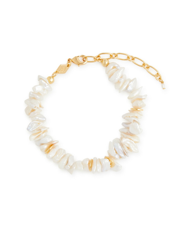 Photo: Anni LU Pearl Power 24kt Gold-plated Bracelet - One Size