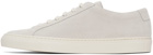 Common Projects Grey Suede Achilles Low Sneakers