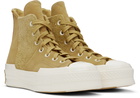 Converse Beige Chuck 70 Plus Suede Sneakers