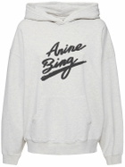 ANINE BING Harvey Logo Jersey Sweatshirt Hoodie