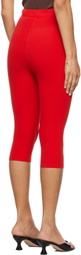Gil Rodriguez Red Capri Leggings