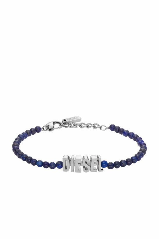 Photo: Diesel Blue Agate Beaded Bracelet - Bracelets - Unisex - Blue