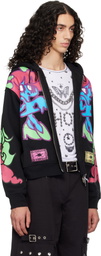 Chopova Lowena Black 'The Girls' Zip Hoodie