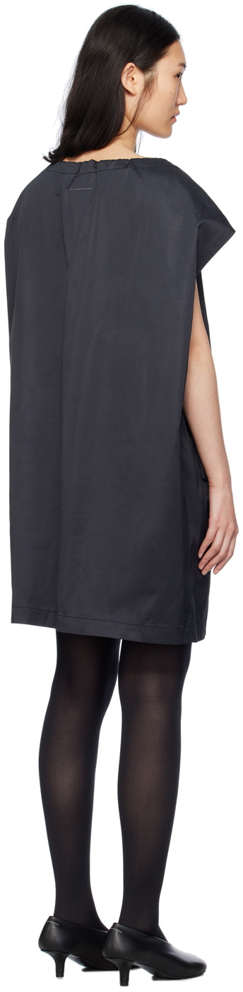 MM6 Maison Margiela Black Drawstring Minidress MM6 Maison Margiela MM6 Maison Margiela Black Drawstring Minidress MM6 Maison Margiela