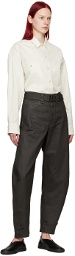 LEMAIRE Khaki Belted Jeans