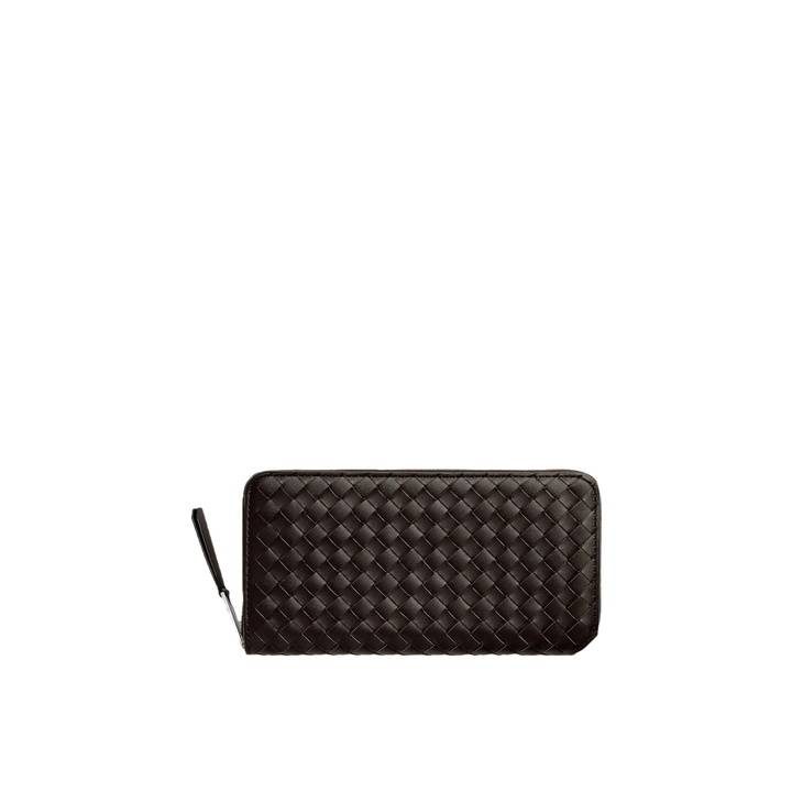 Photo: Bottega Veneta Intrecciato Zip Around Wallet