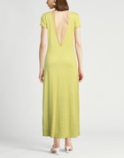 Majestic Filatures Womens Maxi dress Lime in Green