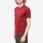 Comme des Garçons SHIRT Men's Back Logo Tee in Burgundy