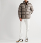 Moncler - Cevenne Garment-Dyed Quilted Shell Down Jacket - Gray
