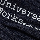 Universal Works Men's Hike Sock in Navy